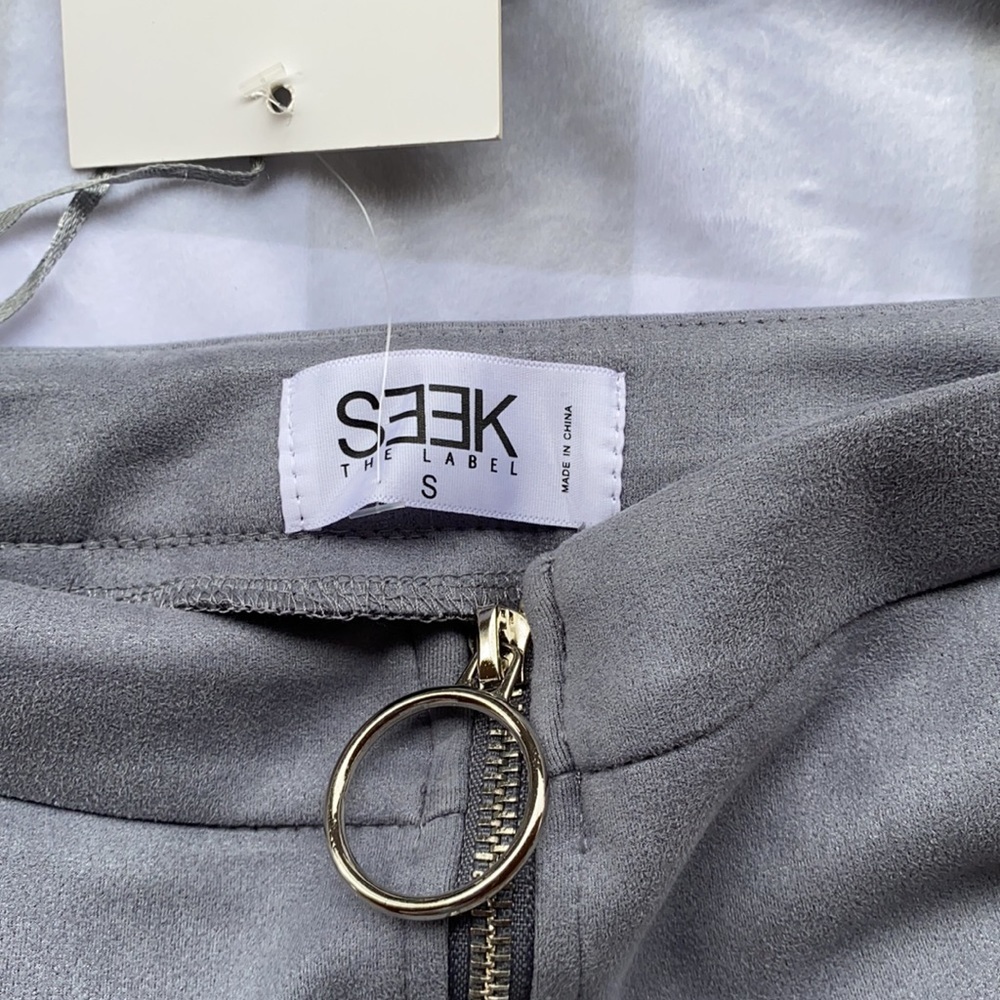 Seek the label grey mini skirt - Picture 2 of 4